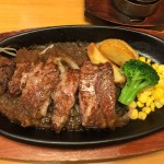 アトムの株主優待ポイントを使って「ステーキ宮」で食べてきました。