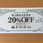 株主優待券を売却し、46,252円になりました